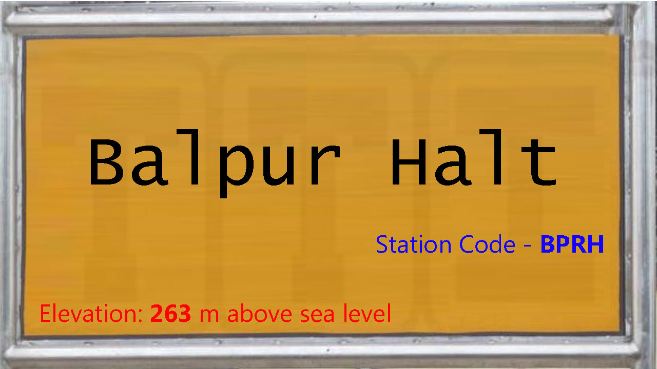Balpur Halt