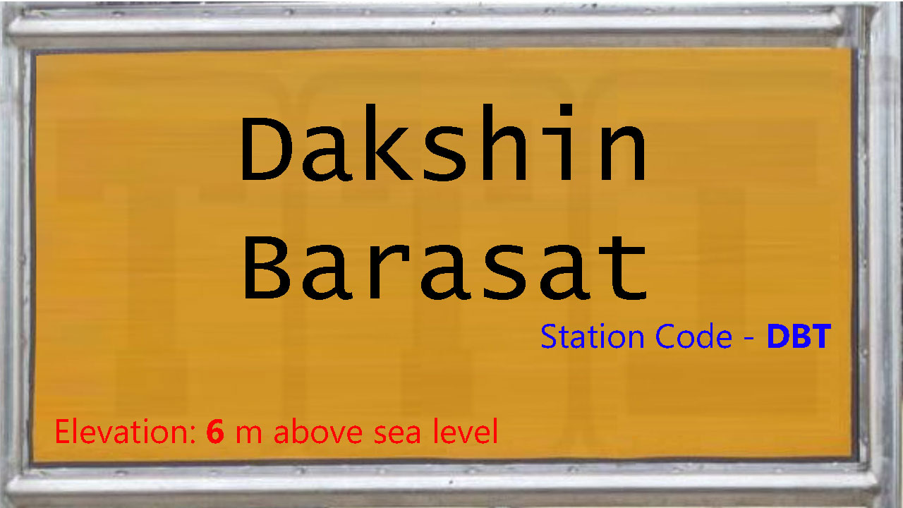 DBT / Dakshin Barasat Railway Station Train Arrival / Departure