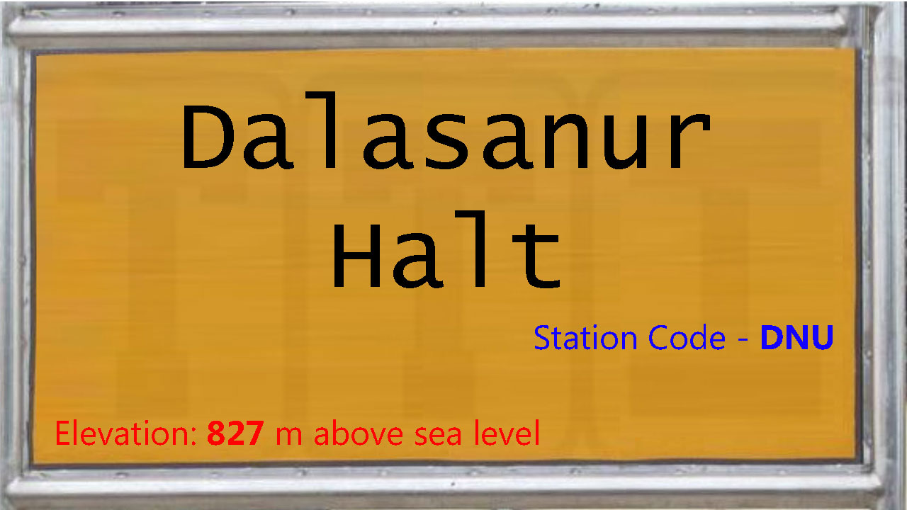 Dalasanur Halt