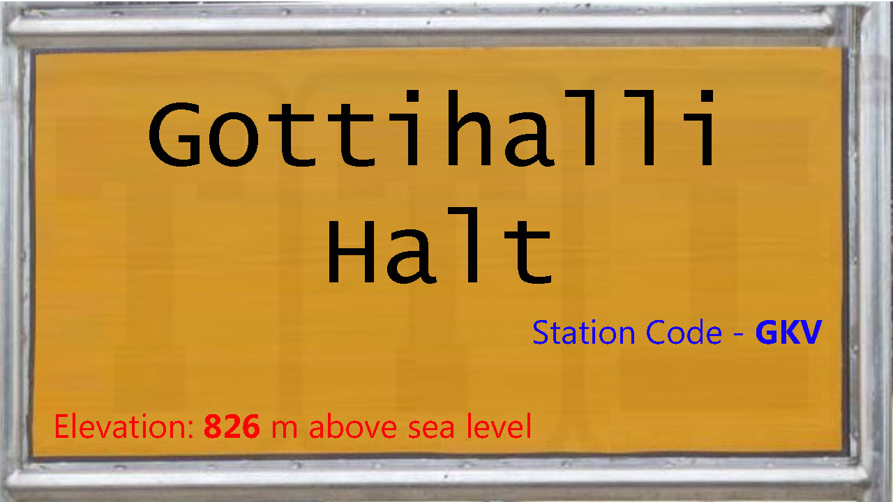 Gottihalli Halt