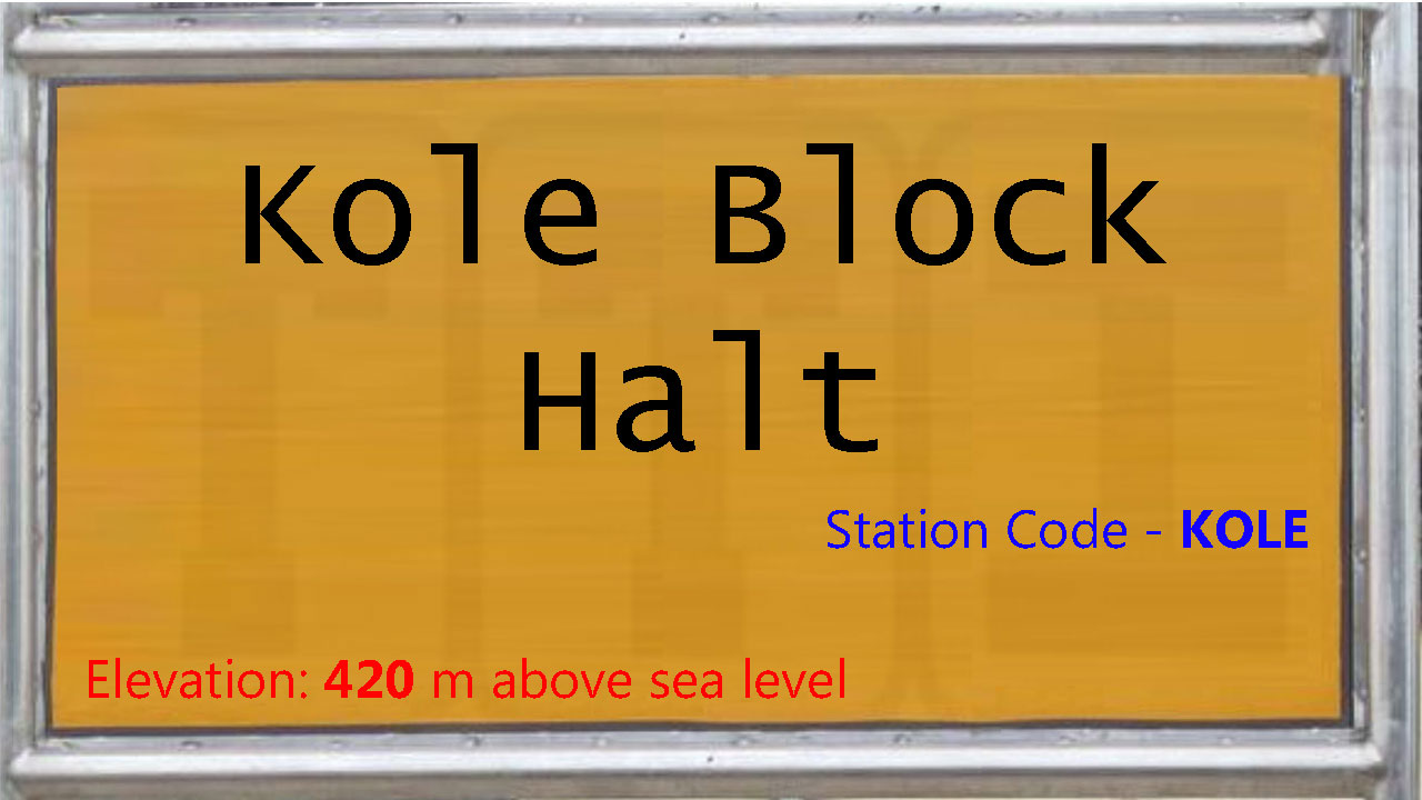 Kole Block Halt