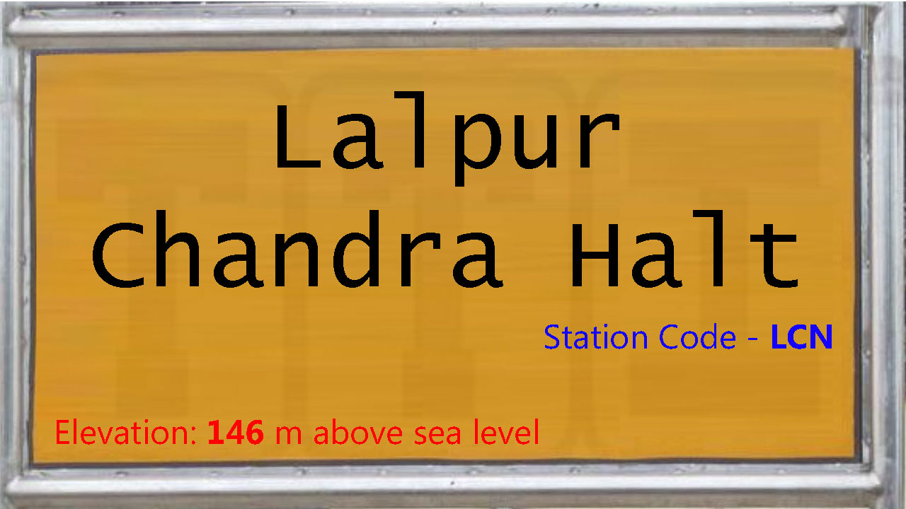 Lalpur Chandra Halt