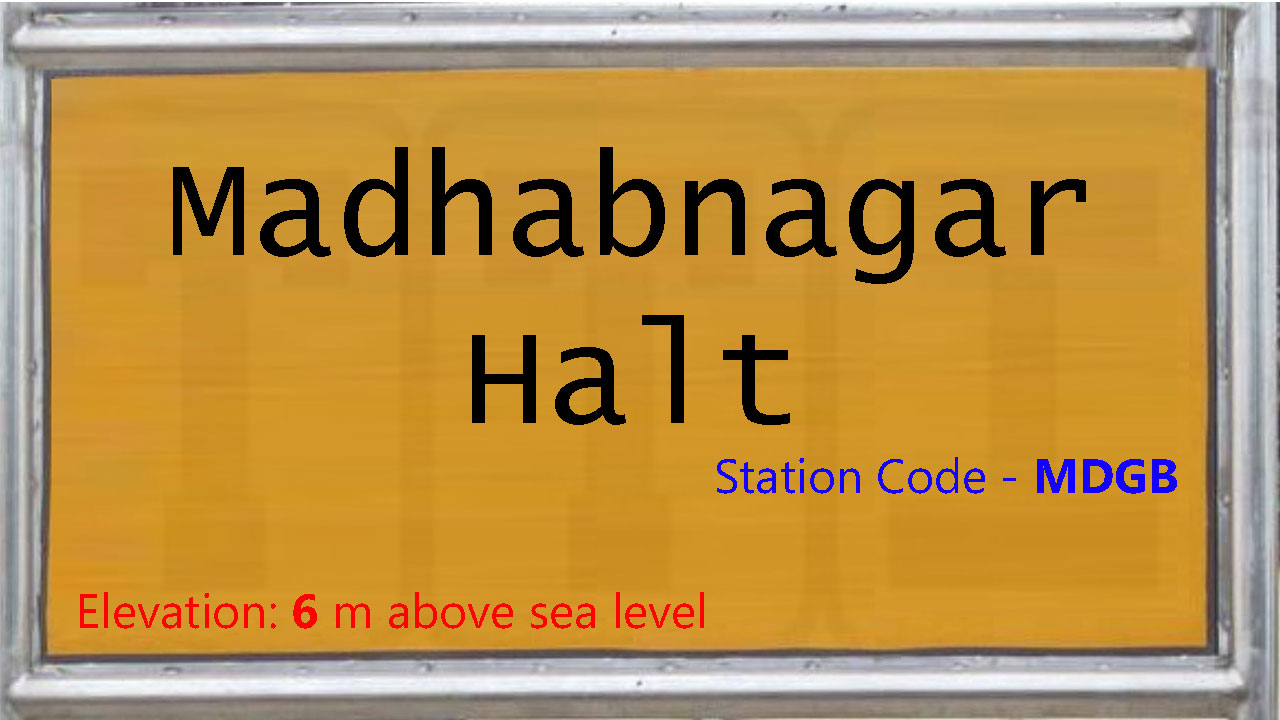 Madhabnagar Halt