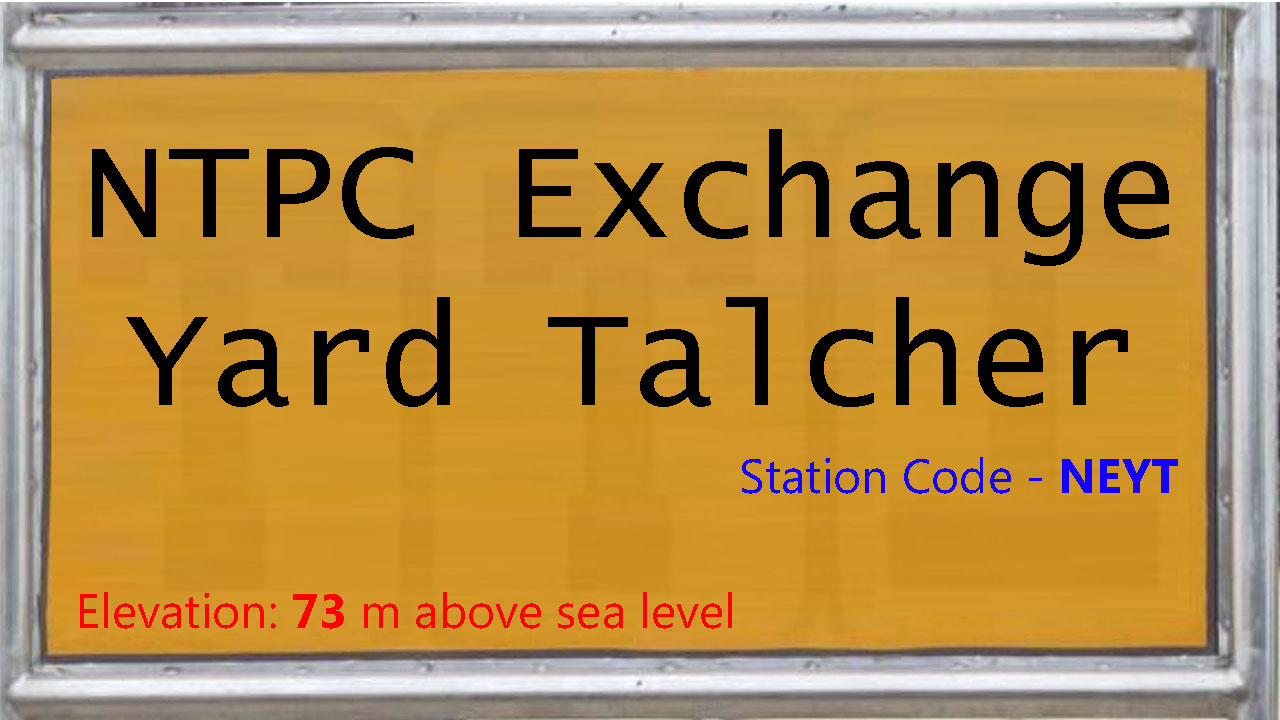 NTPC Exchange Yard Talcher