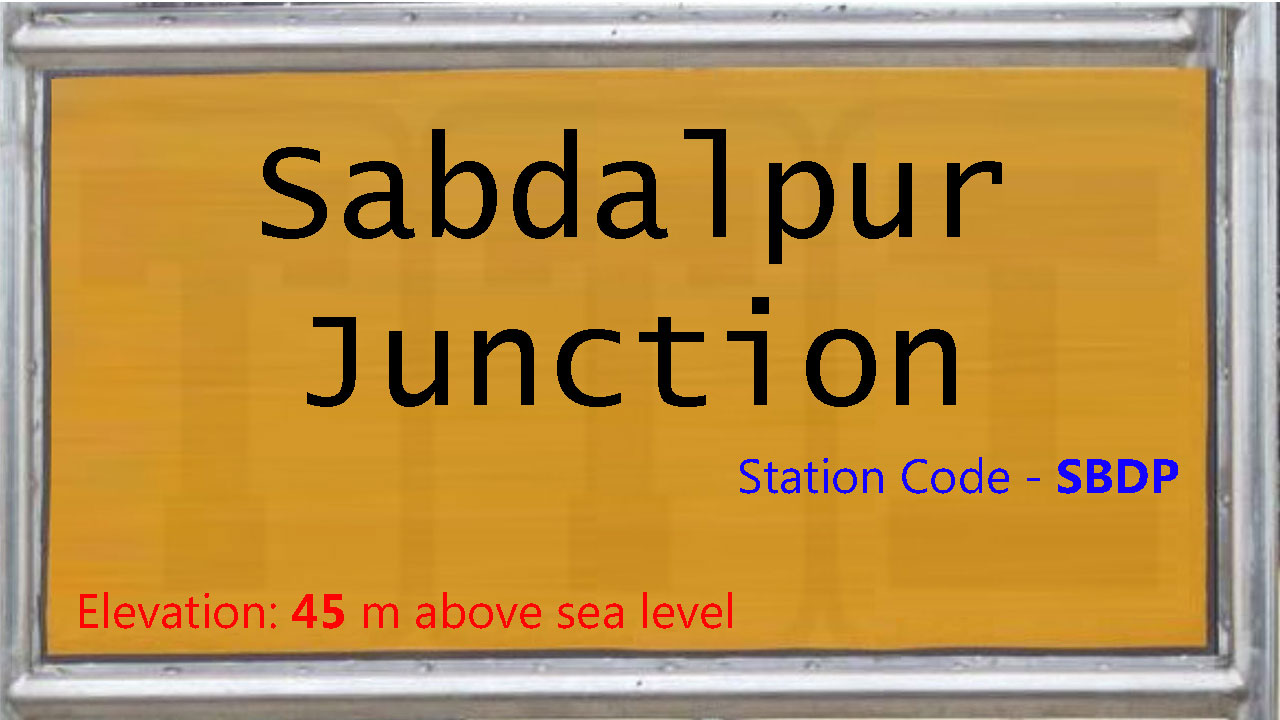 Sabdalpur Junction