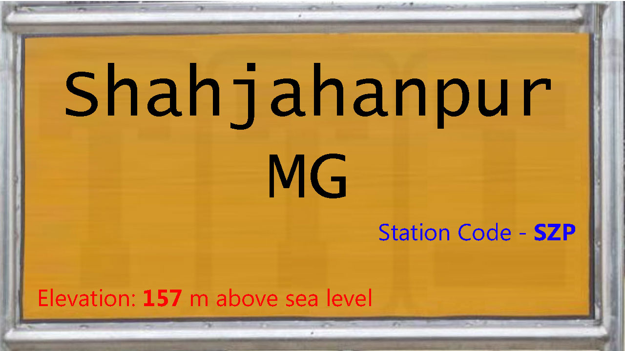 SZP / Shahjahanpur MG Railway Station Train Arrival / Departure