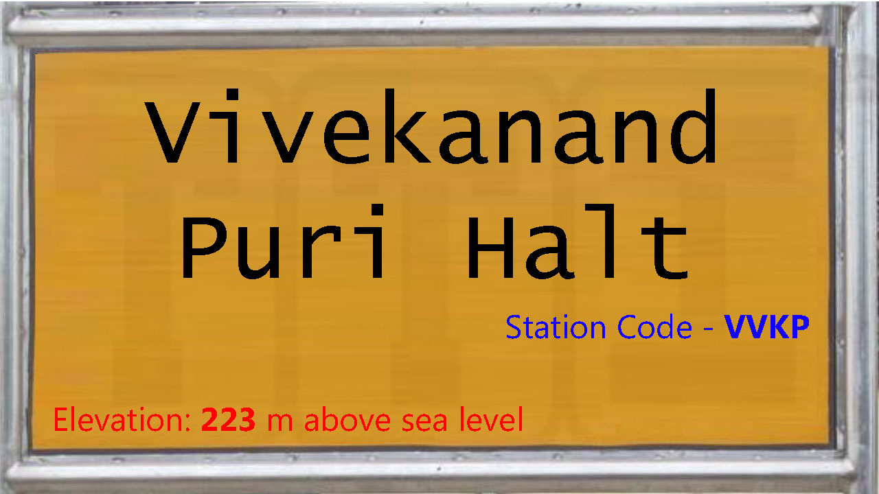 Vivekanand Puri Halt